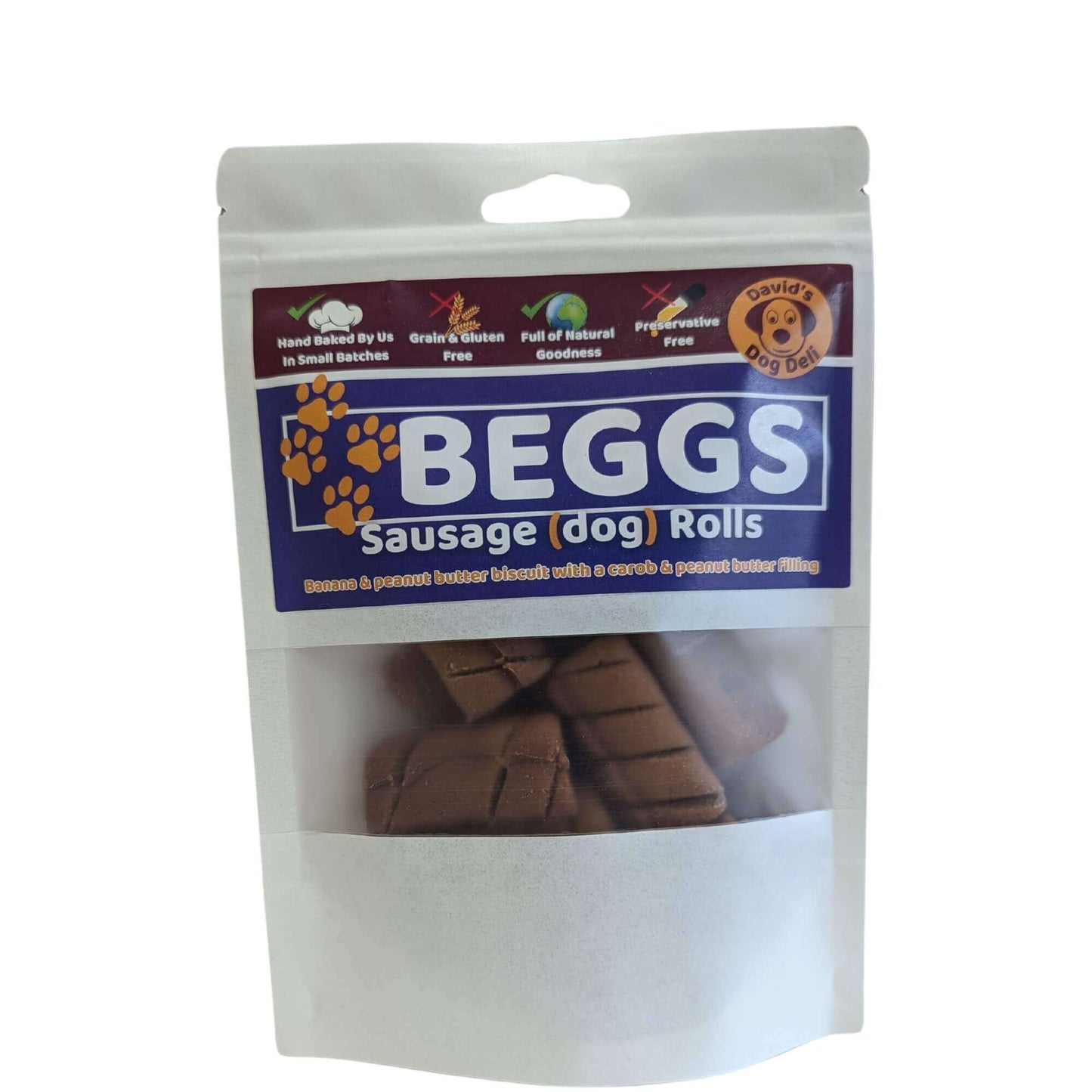 Beggs hypoallergenic dog treats front 