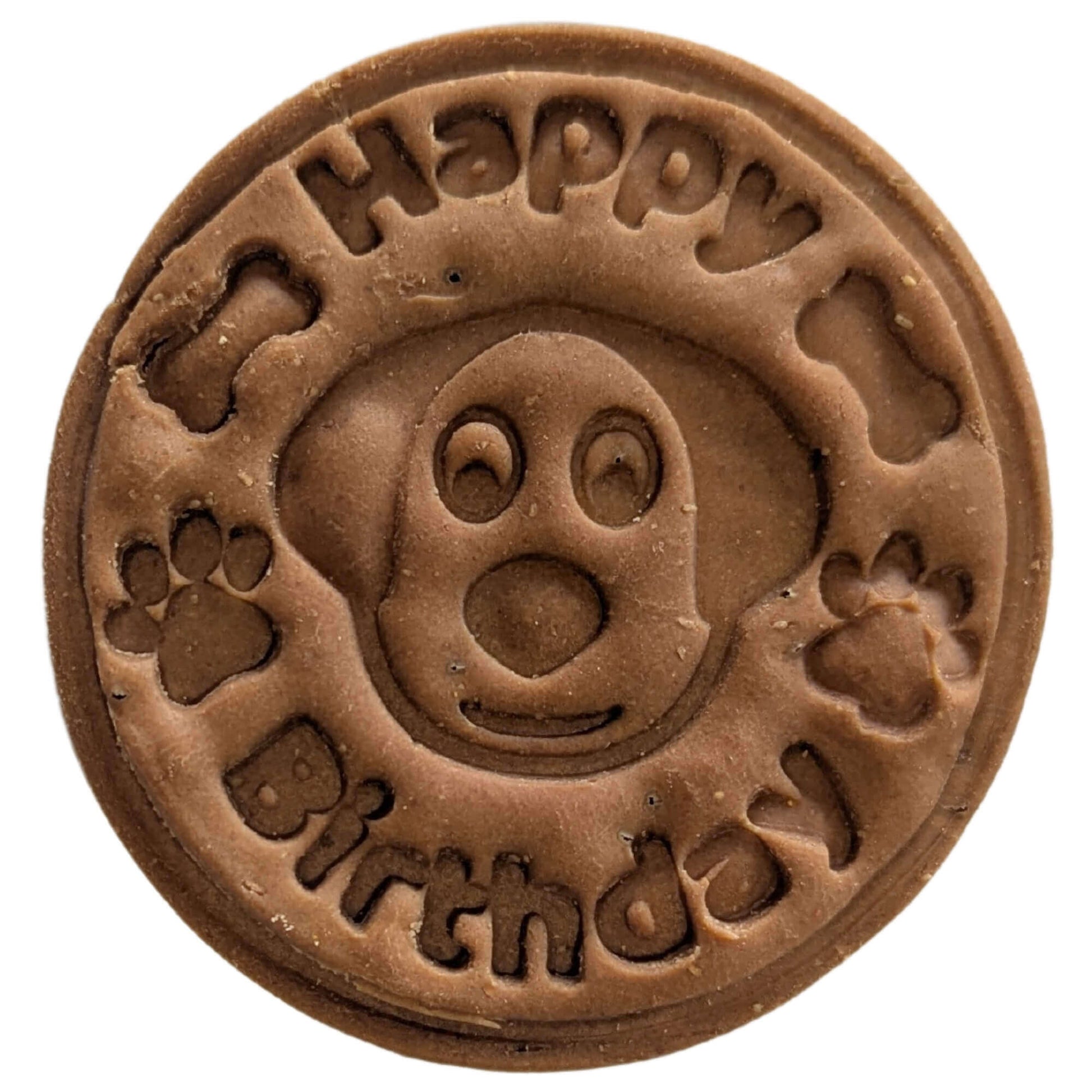 dog birthday biscuits single biscuit