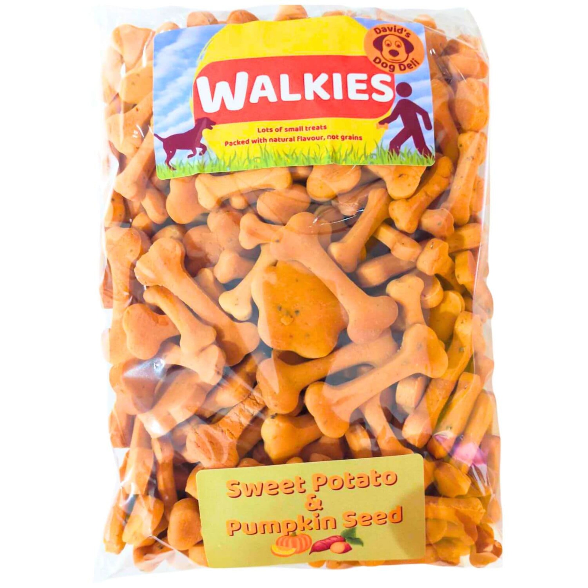 Sweet Potato Dog Treats With Pumpkin Seeds large refill bag